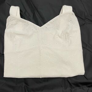 Cabi 6561 Eyelet Tank White NWOT size L